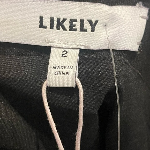 REVOLVE Likely Constance Mini Dress Black NWT size 2 LBD - Picture 9 of 12